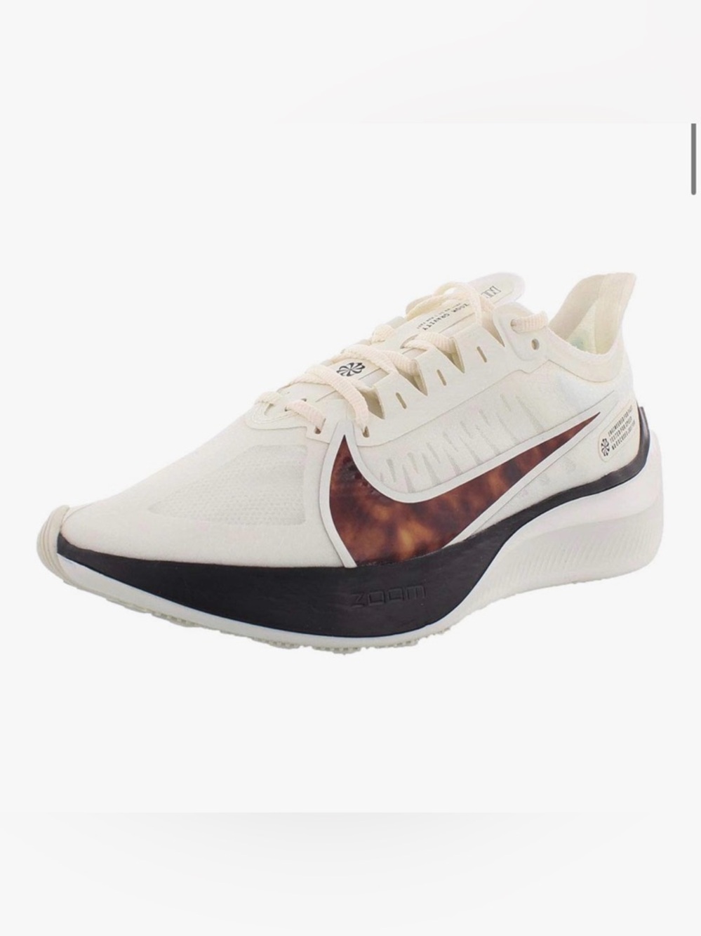 Nike Zoom Air Women's Sneakers with Brown Marble Swoosh